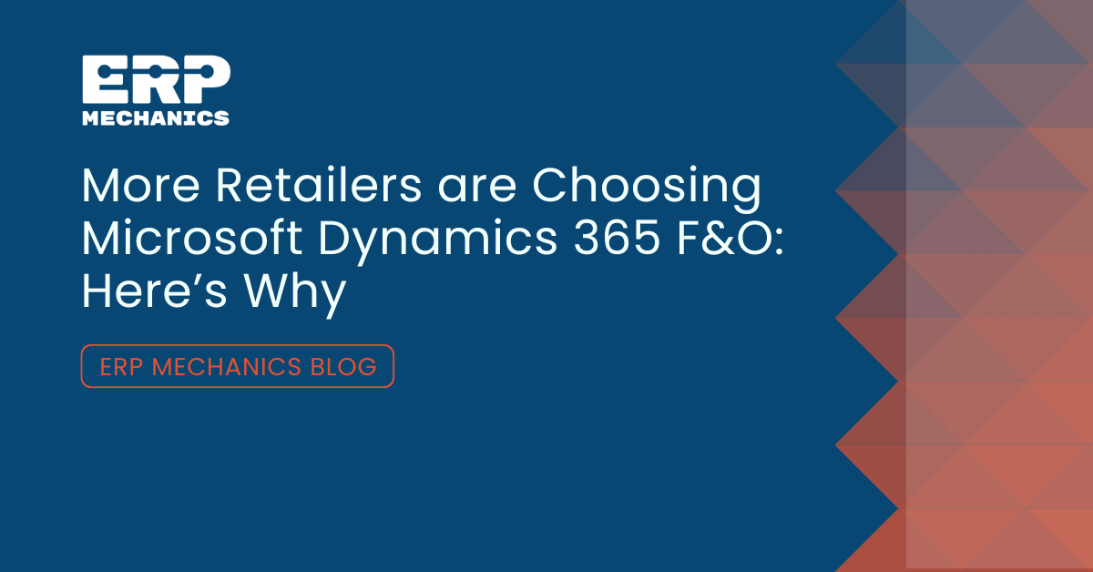Why Retailers are Choosing Dynamics365