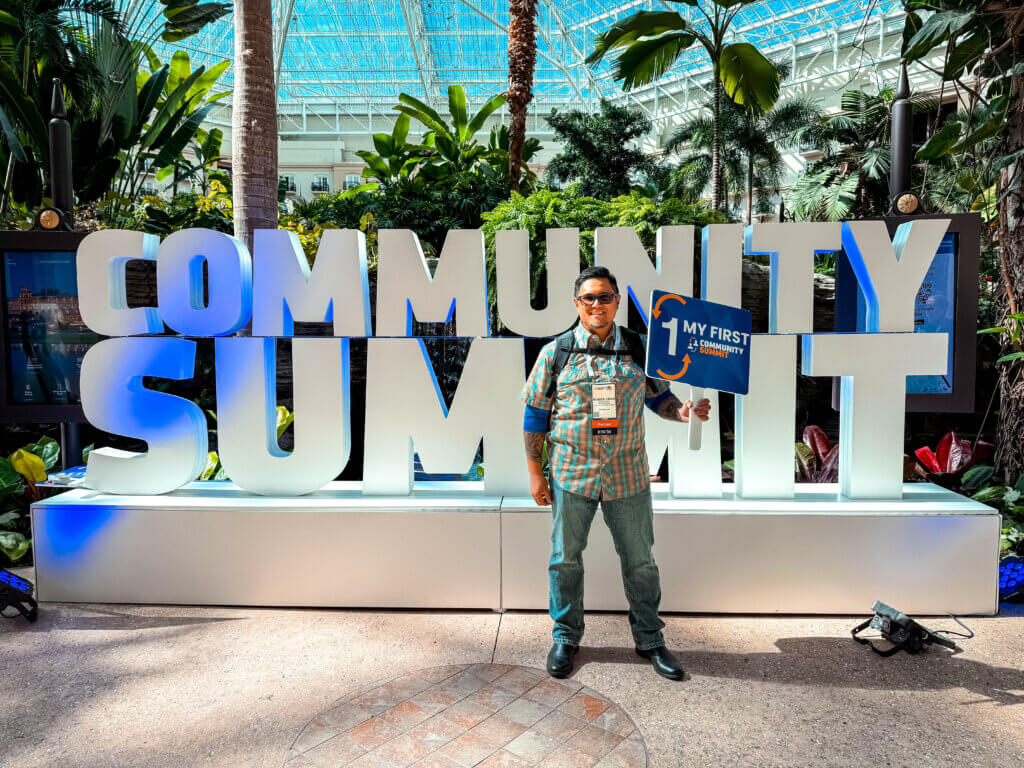 Community Summit NA First Time