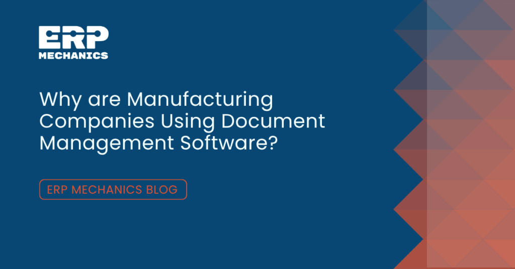 Manufacturing for Document Management