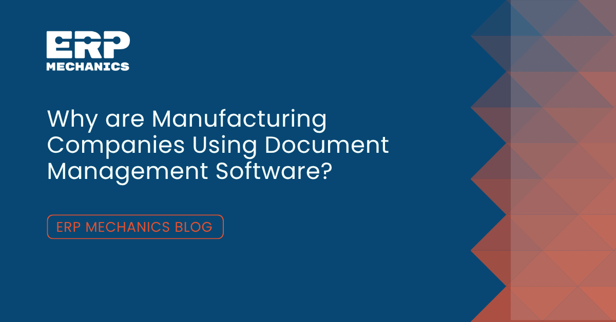 Manufacturing for Document Management
